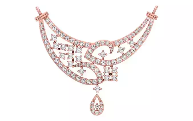 Women Necklace Pendant 3dm STL OBJ FBX Renders Details