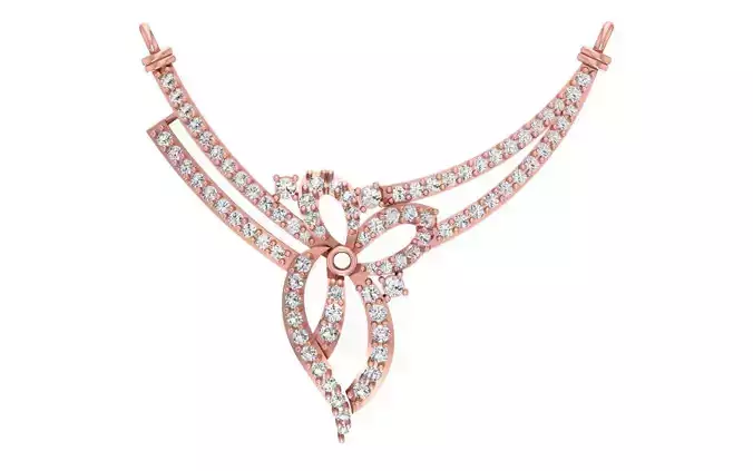 Women Necklace Pendant 3dm STL OBJ FBX Renders Details