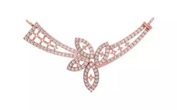 Women Necklace Pendant 3dm STL OBJ FBX Renders Details