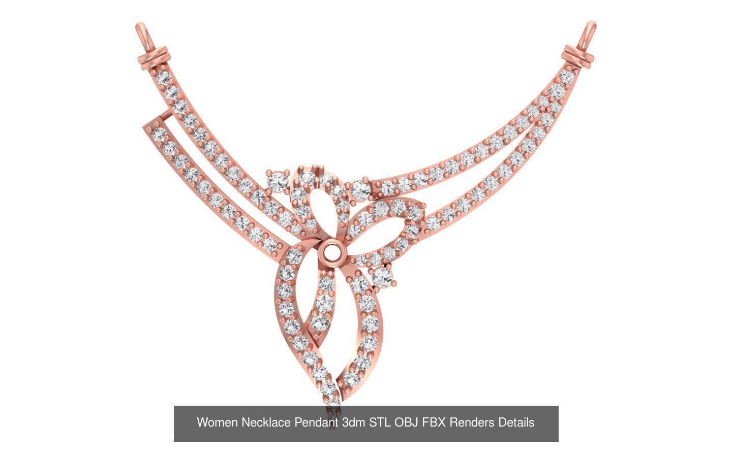 97 Women Pendant 3dm STL OBJ FBX Renders Details Collection _112