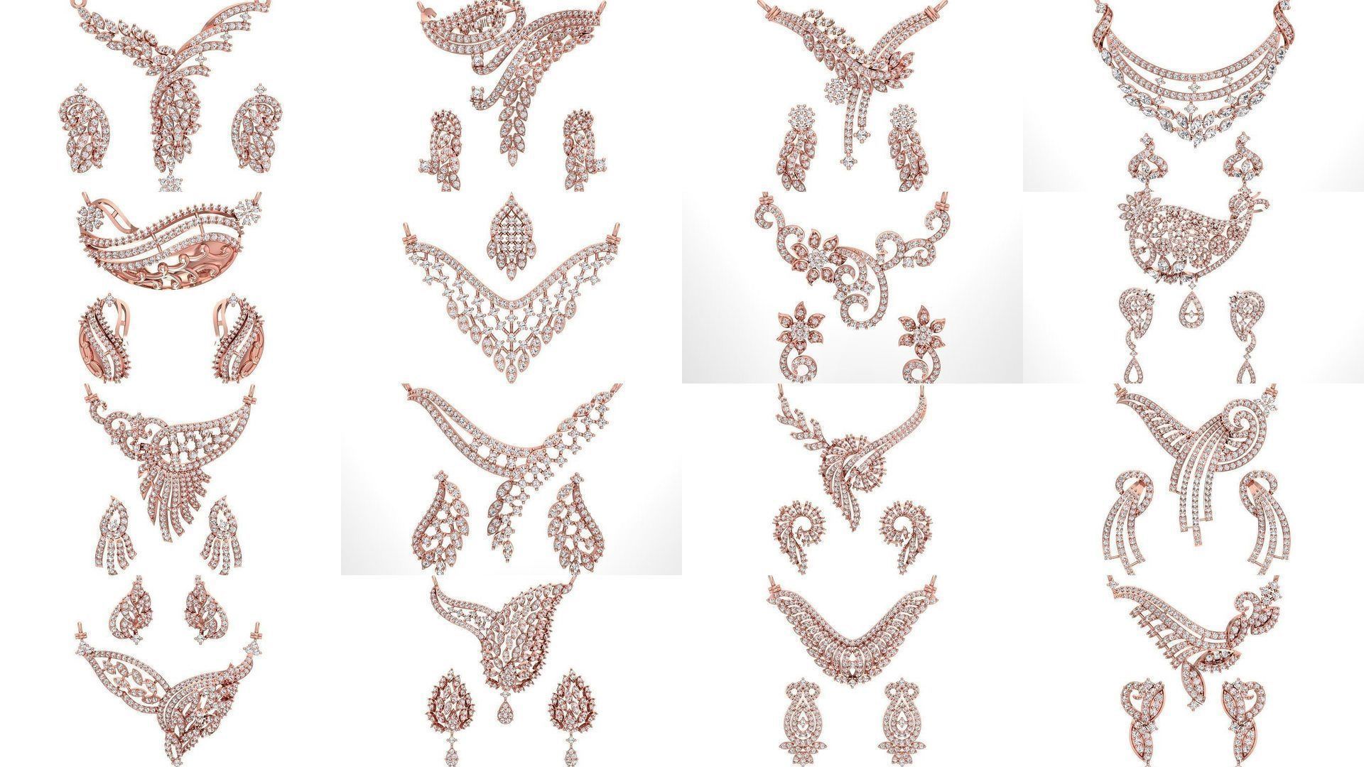 97 Women Pendant 3dm STL OBJ FBX Renders Details Collection _5
