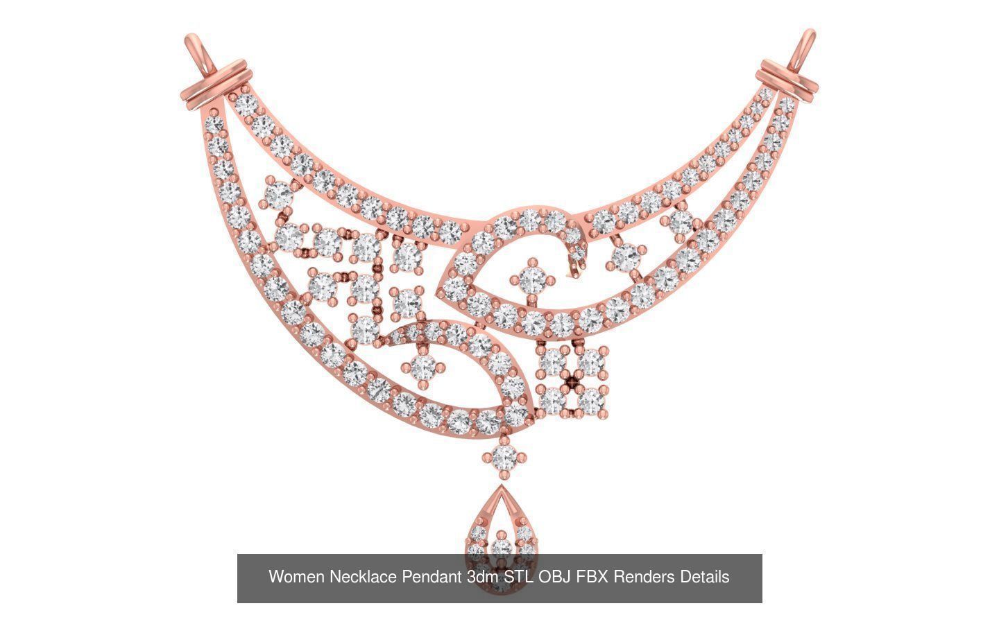 97 Women Pendant 3dm STL OBJ FBX Renders Details Collection _111