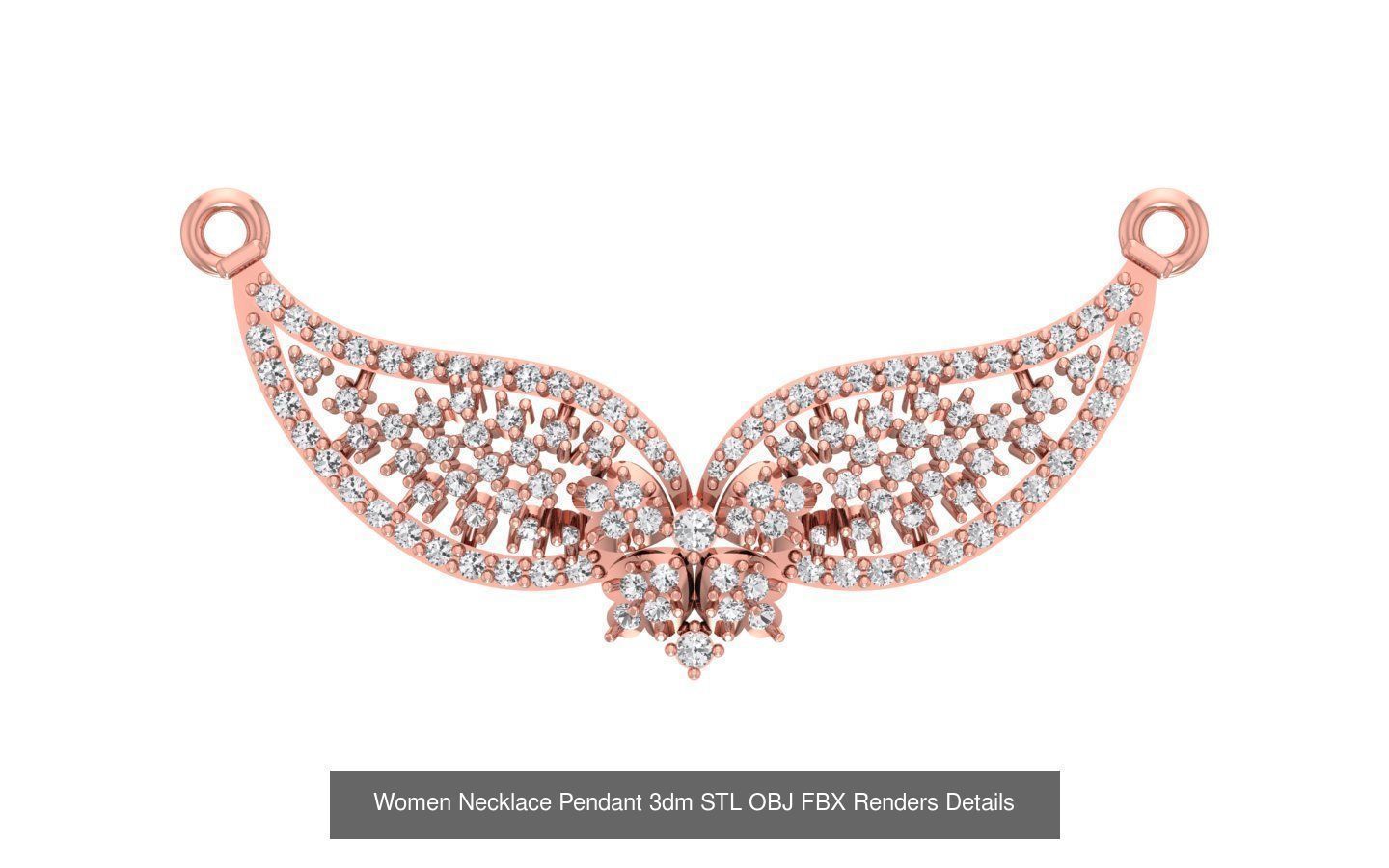 97 Women Pendant 3dm STL OBJ FBX Renders Details Collection _27