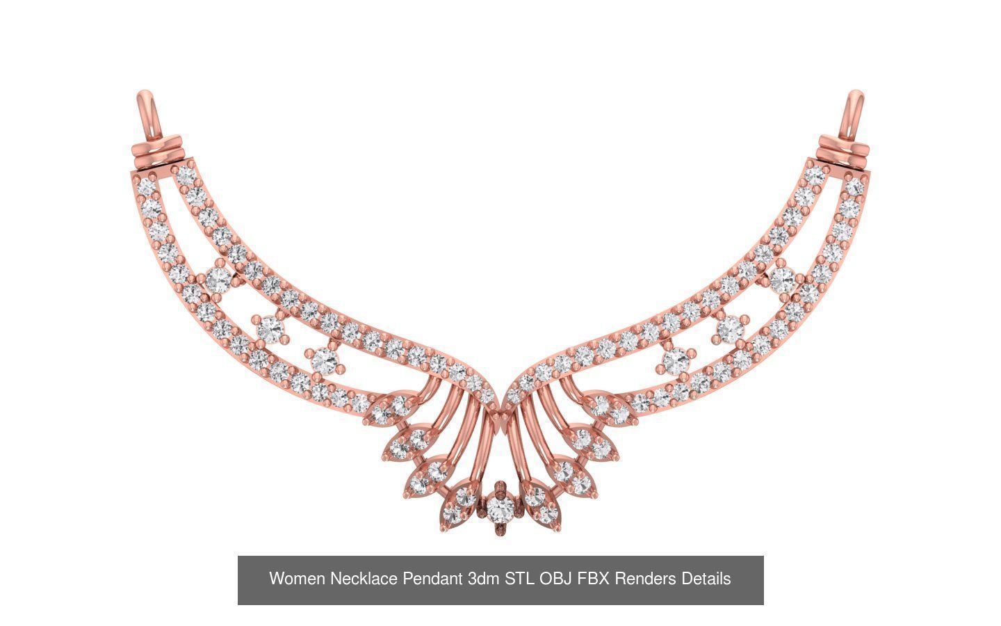 97 Women Pendant 3dm STL OBJ FBX Renders Details Collection _70