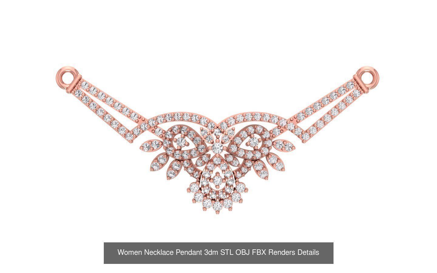 97 Women Pendant 3dm STL OBJ FBX Renders Details Collection _24