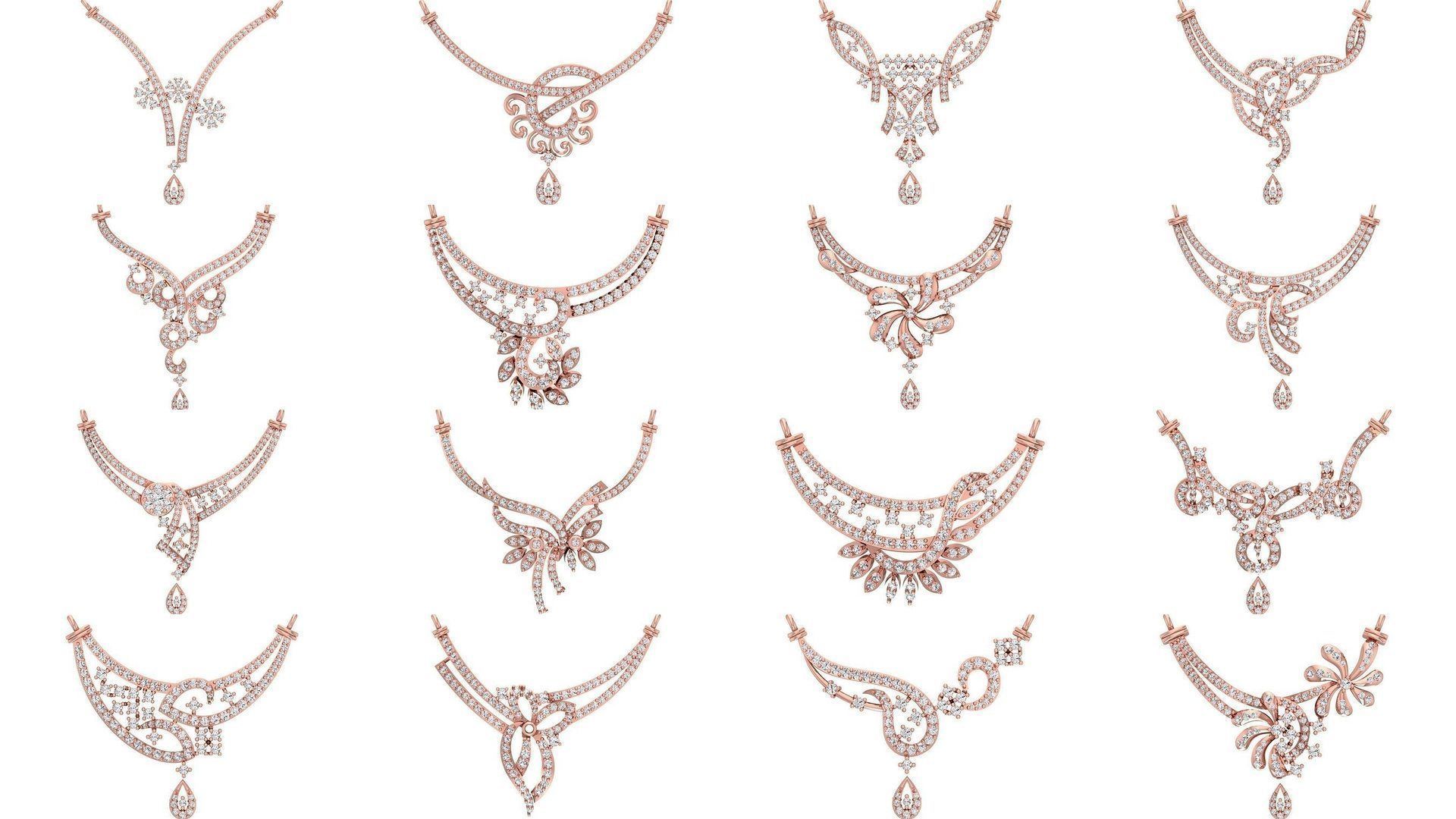 97 Women Pendant 3dm STL OBJ FBX Renders Details Collection _15