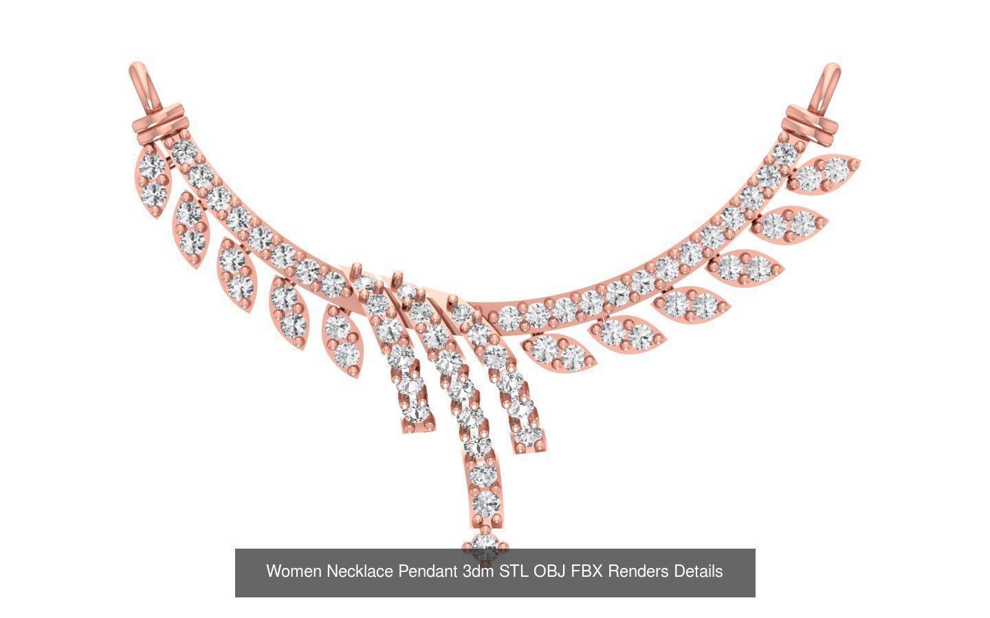 97 Women Pendant 3dm STL OBJ FBX Renders Details Collection _71