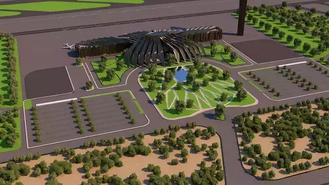 0011 - Architecture Airport - 2021 - 03 3D model
