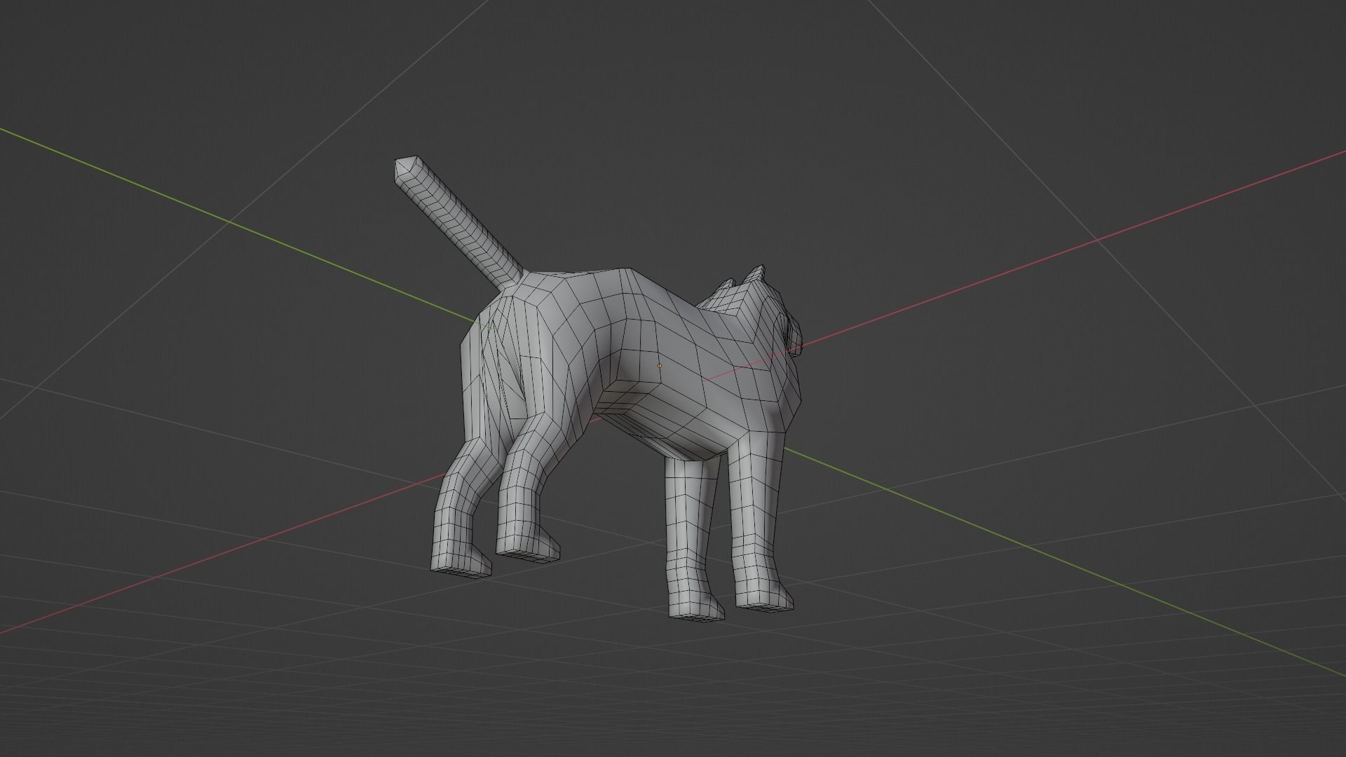 Low poly dog Free low-poly 3D model_3