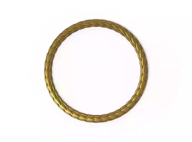 A wreath of laurel leaves 02 3D print model