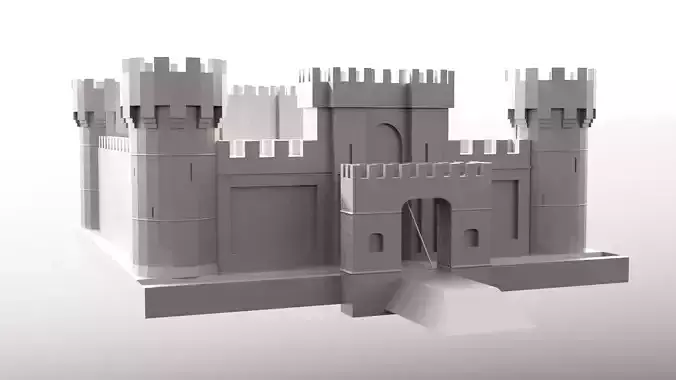castel castle 3D model