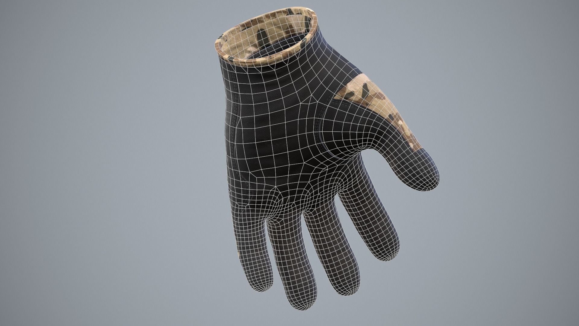 FPS First Person Arms - 03 Low-poly 3D model_36