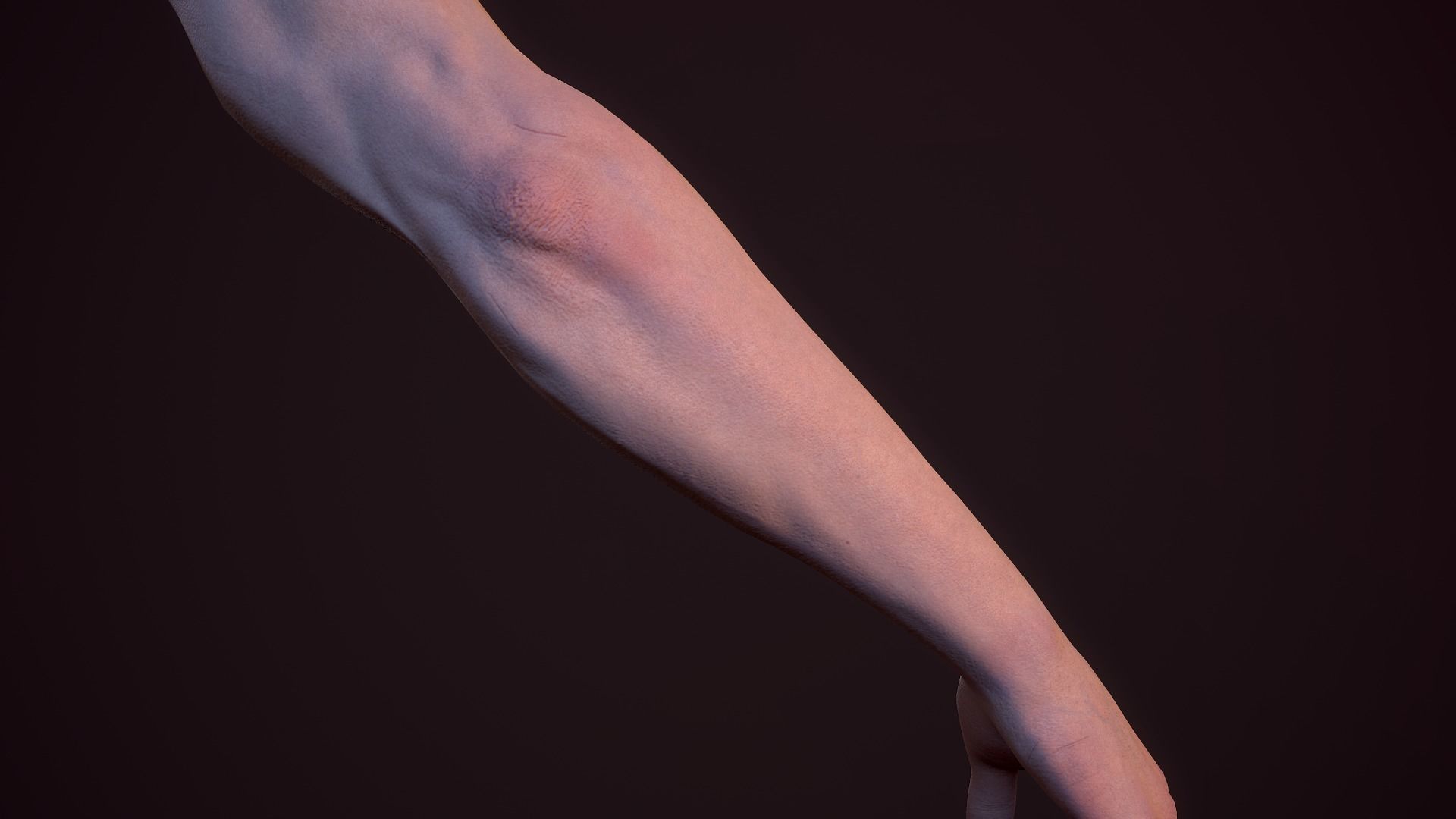 FPS First Person Arms - 03 Low-poly 3D model_13