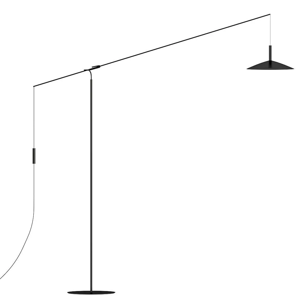 ALTURA floor lamp with shade 3D model