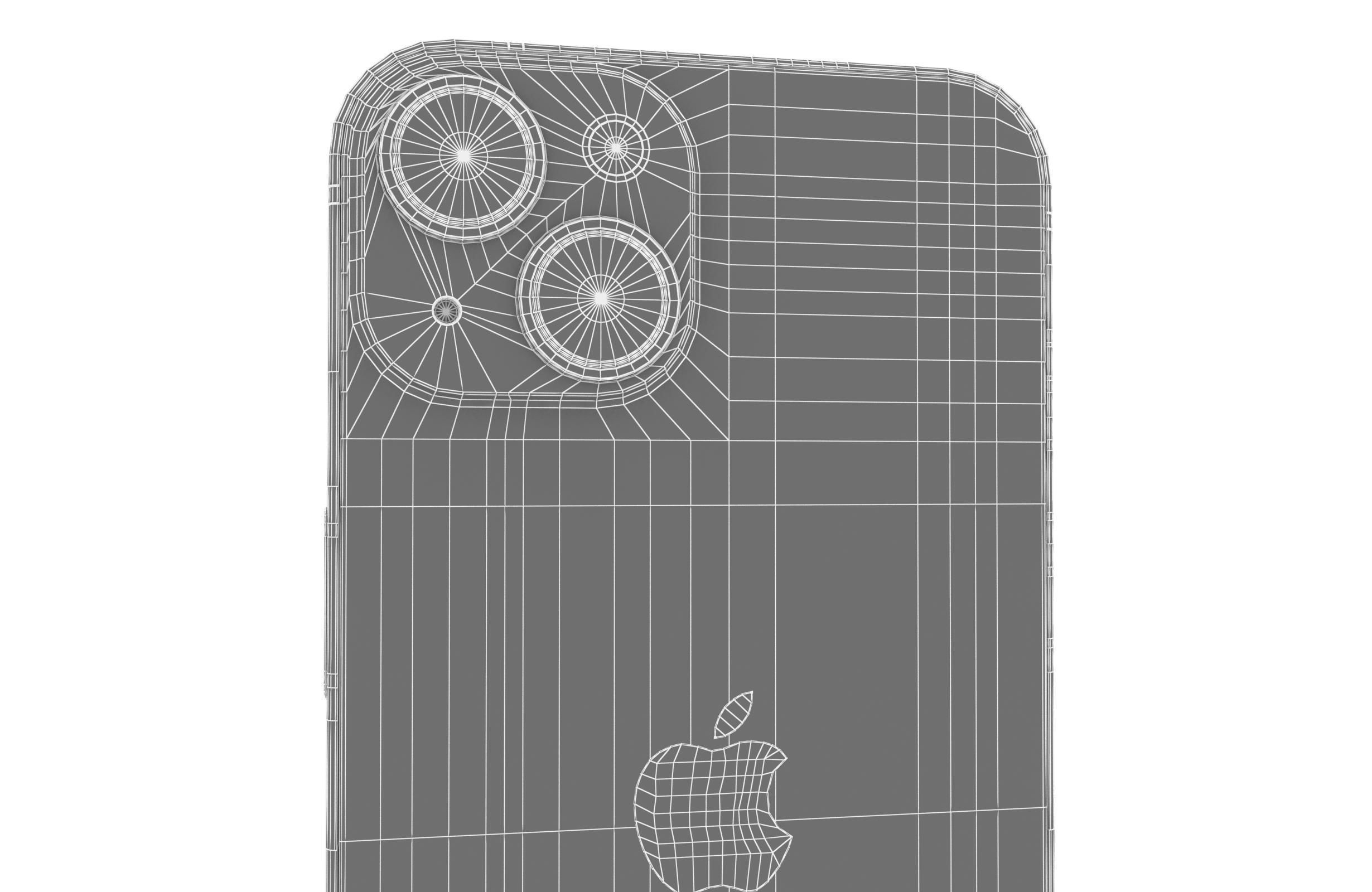 Apple iPhone 14 Plus Blue 3D model_19