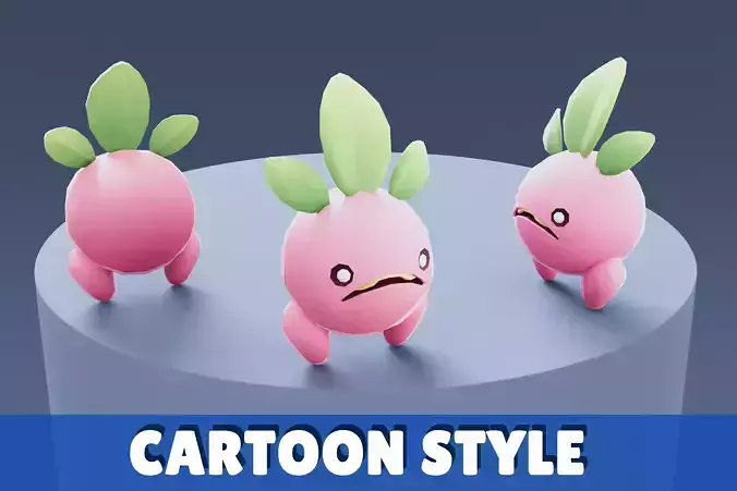 Cartoon Characters - Small Pinky Warrior