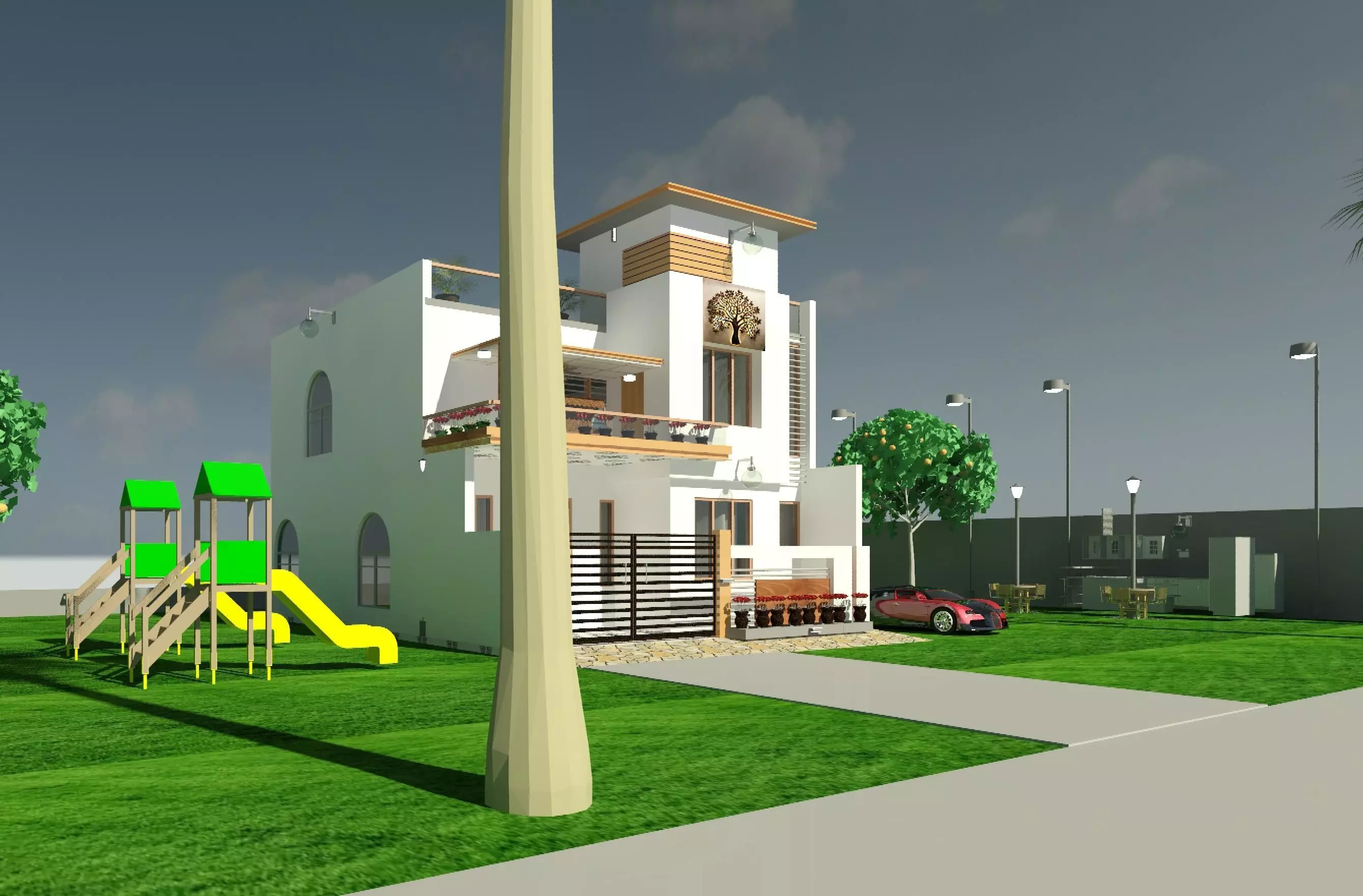 House Rahman 3D model_0