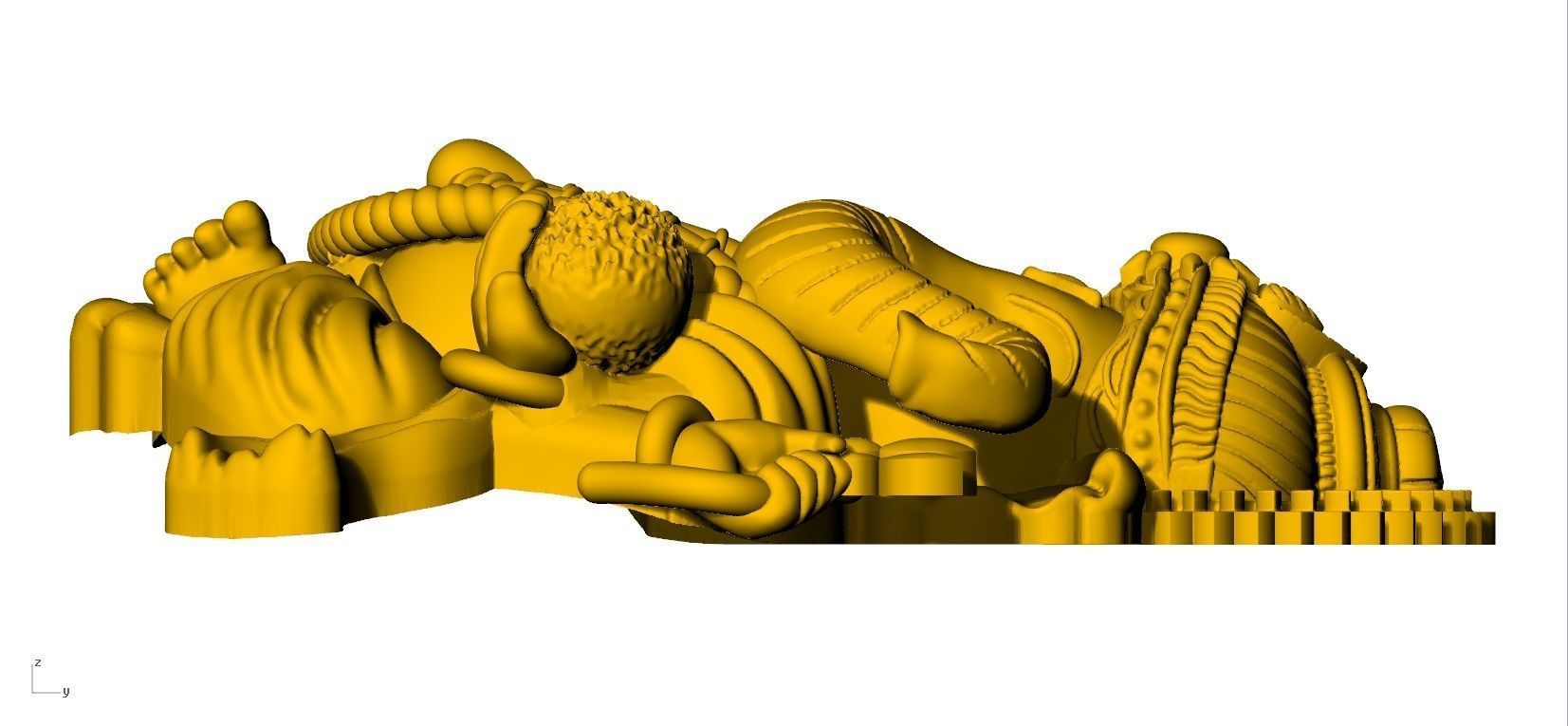 VINAYAGAR PENDENT 3D print model_2