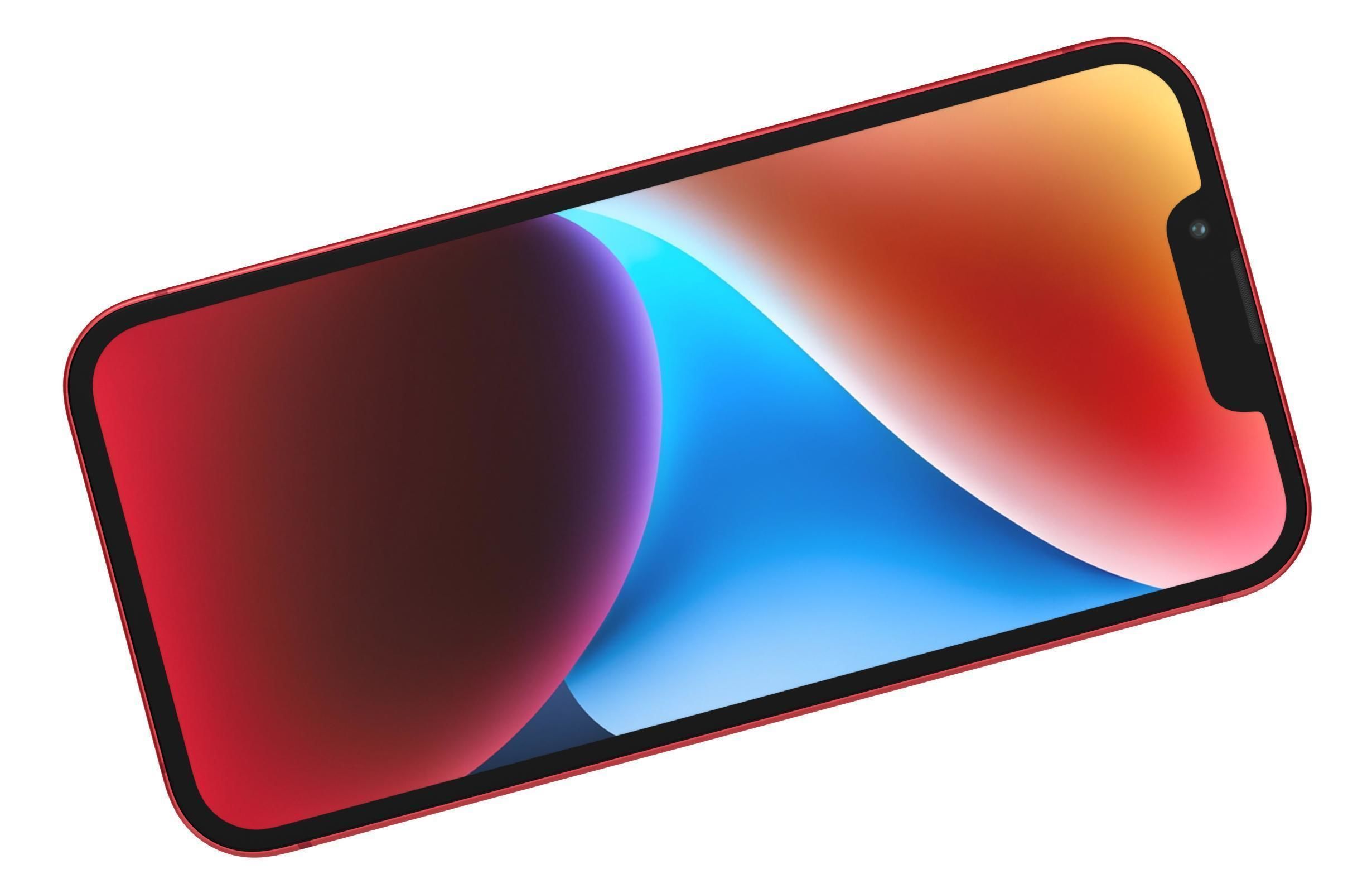 Apple iPhone 14 Plus Red 3D model_10