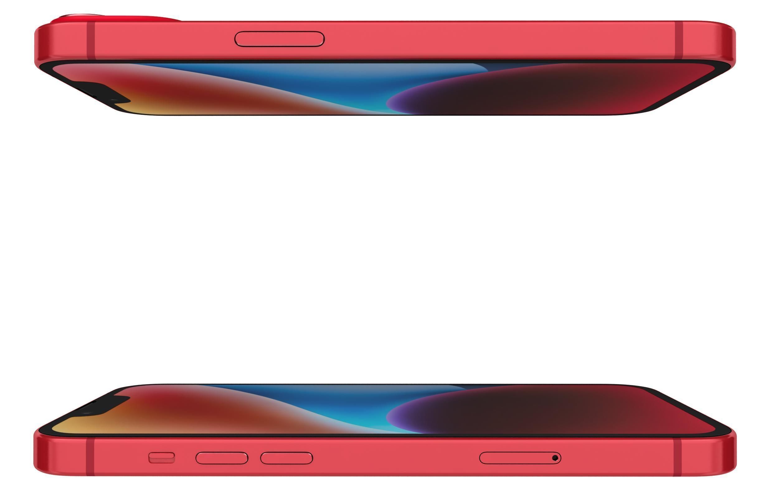 Apple iPhone 14 Plus Red 3D model_9