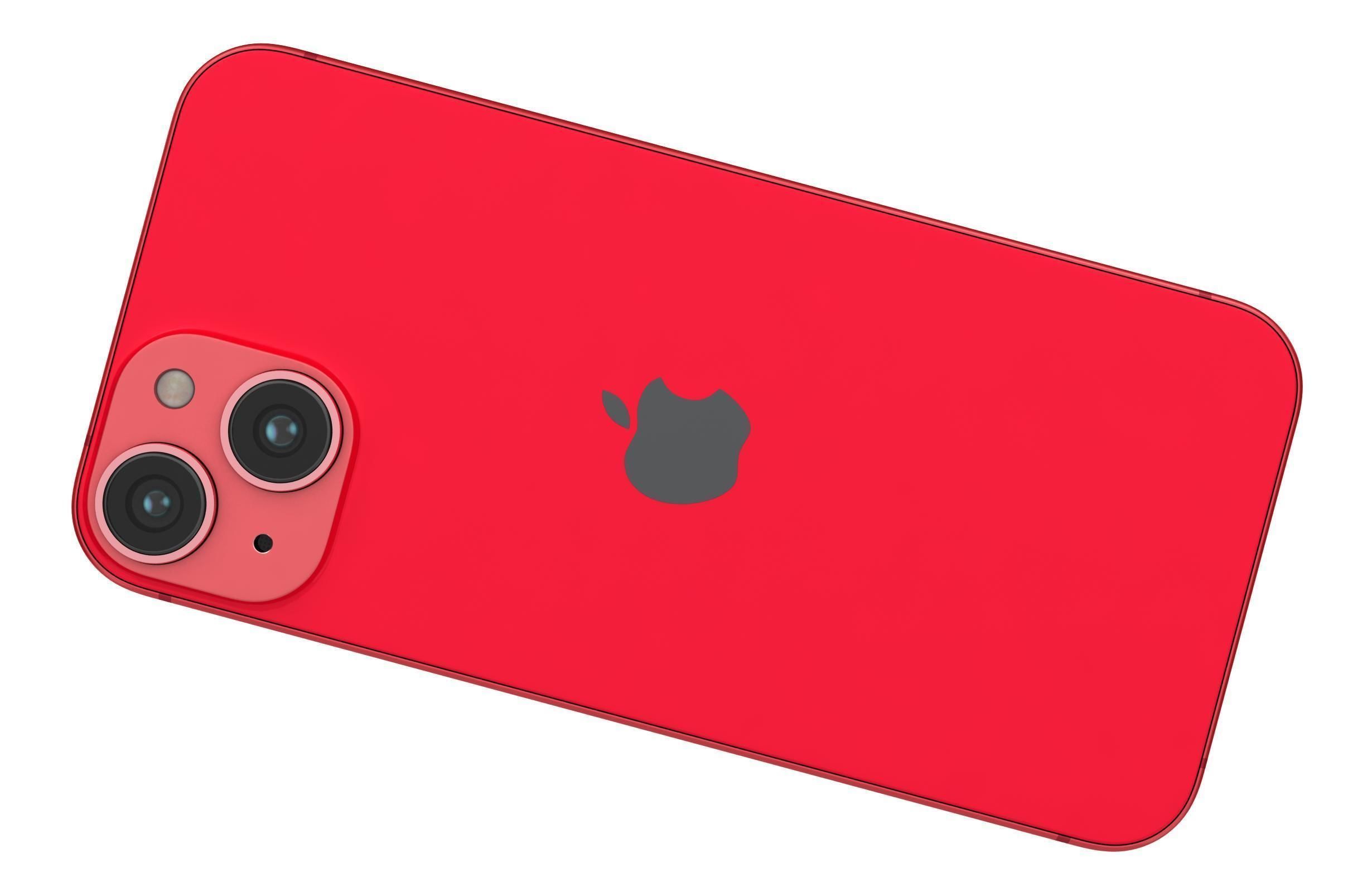 Apple iPhone 14 Plus Red 3D model_11