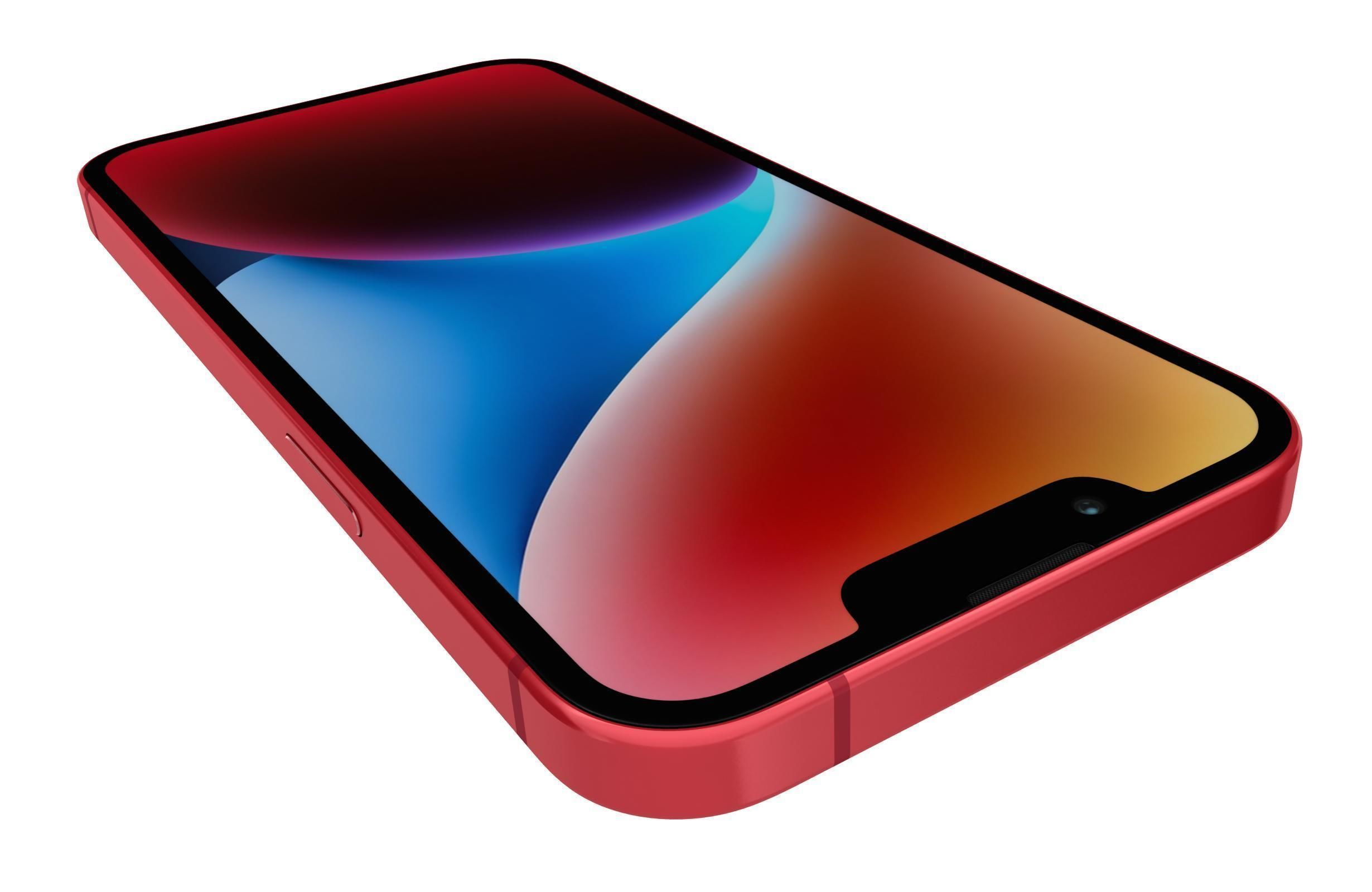 Apple iPhone 14 Plus Red 3D model_13