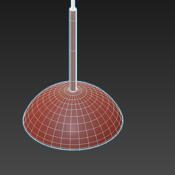 CUPOLINA two floor lamps with shade 3D model_4