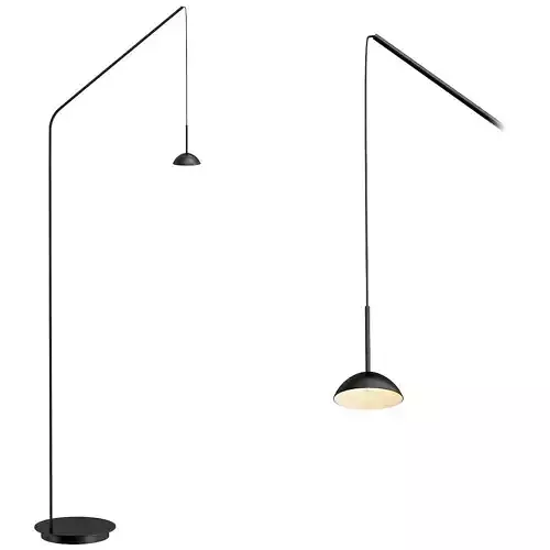 CUPOLINA two floor lamps with shade