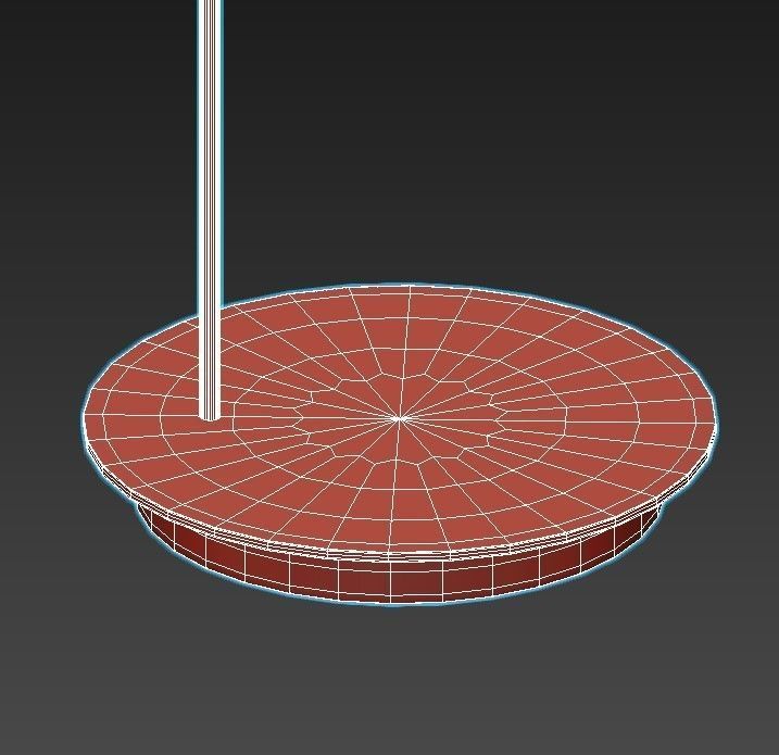 CUPOLINA two floor lamps with shade 3D model_6