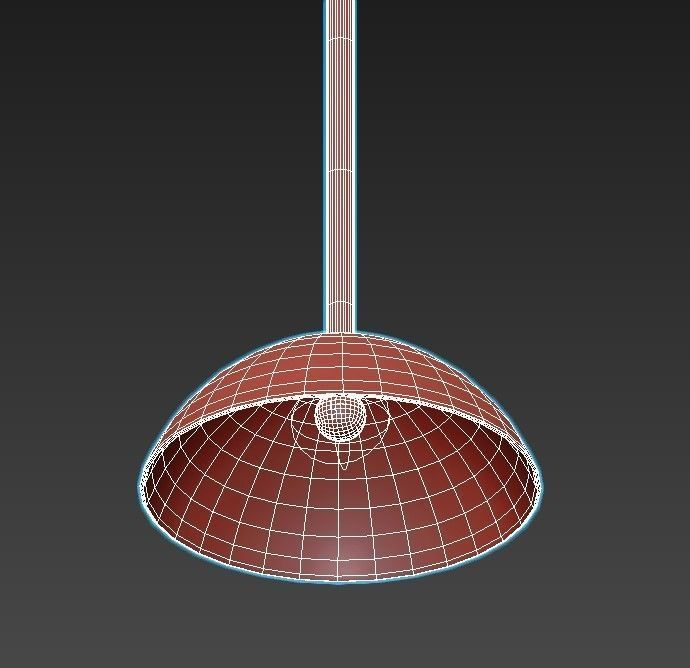 CUPOLINA two floor lamps with shade 3D model_5