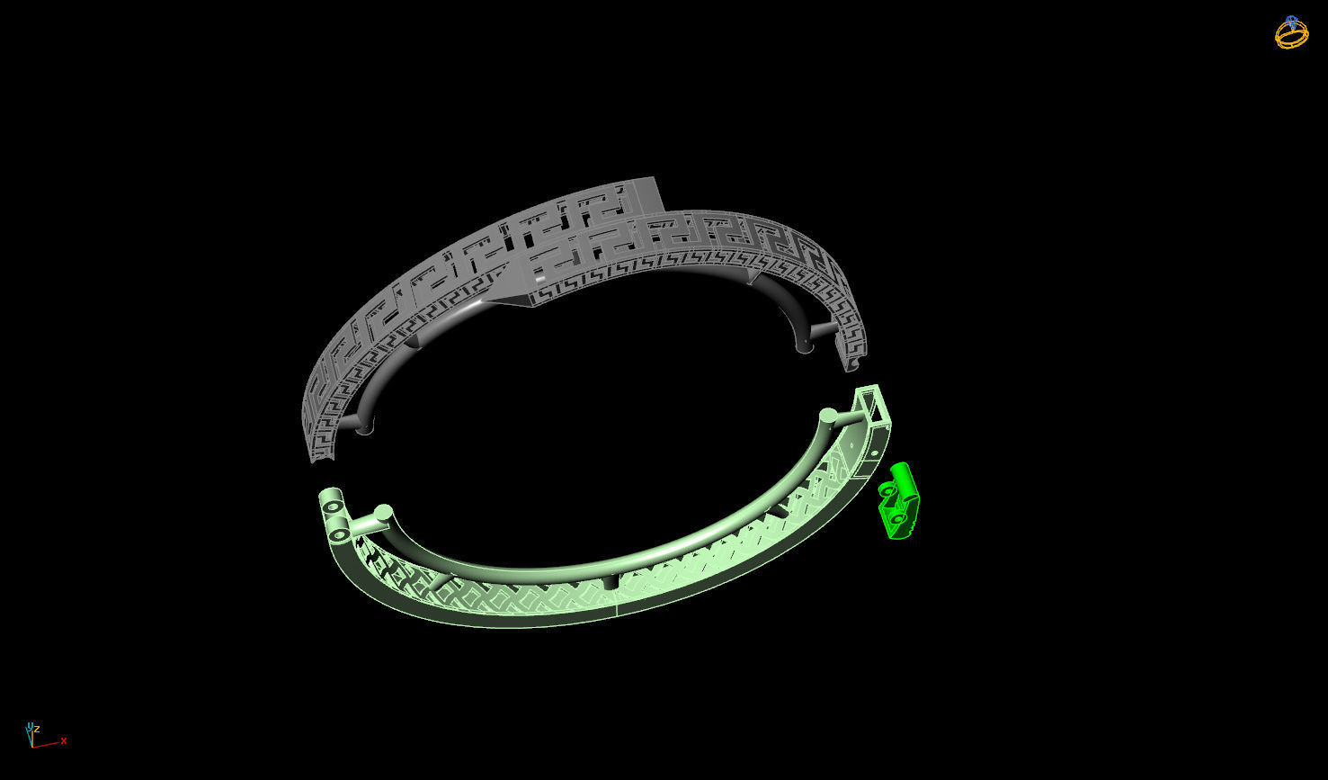 Tried Fusion Clamp Direct Pourable 3D print model_3