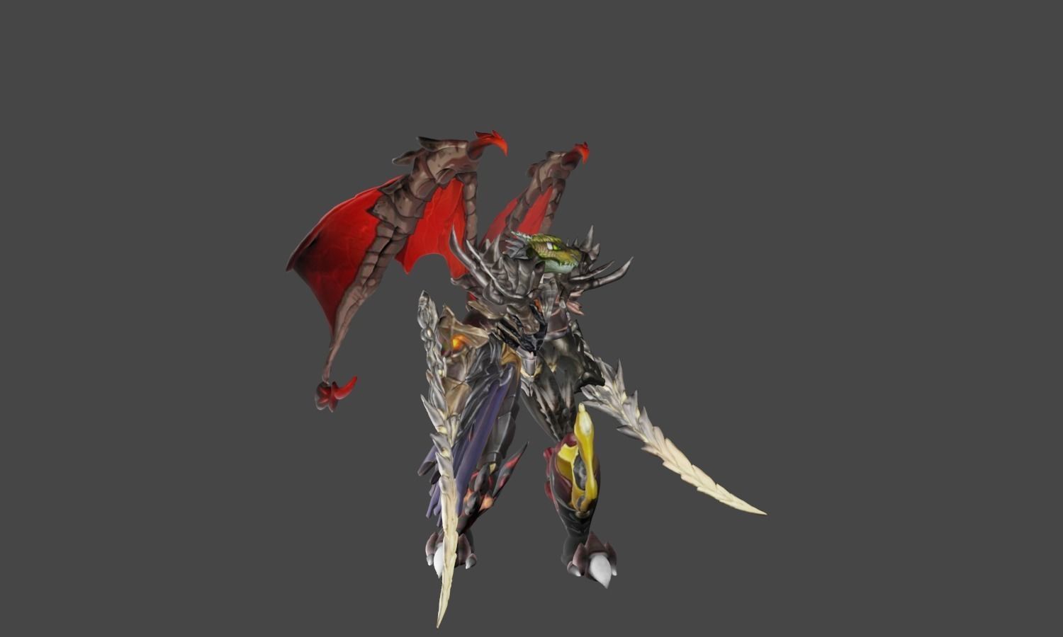 Zeloeman L 5 demon Low-poly 3D model_21