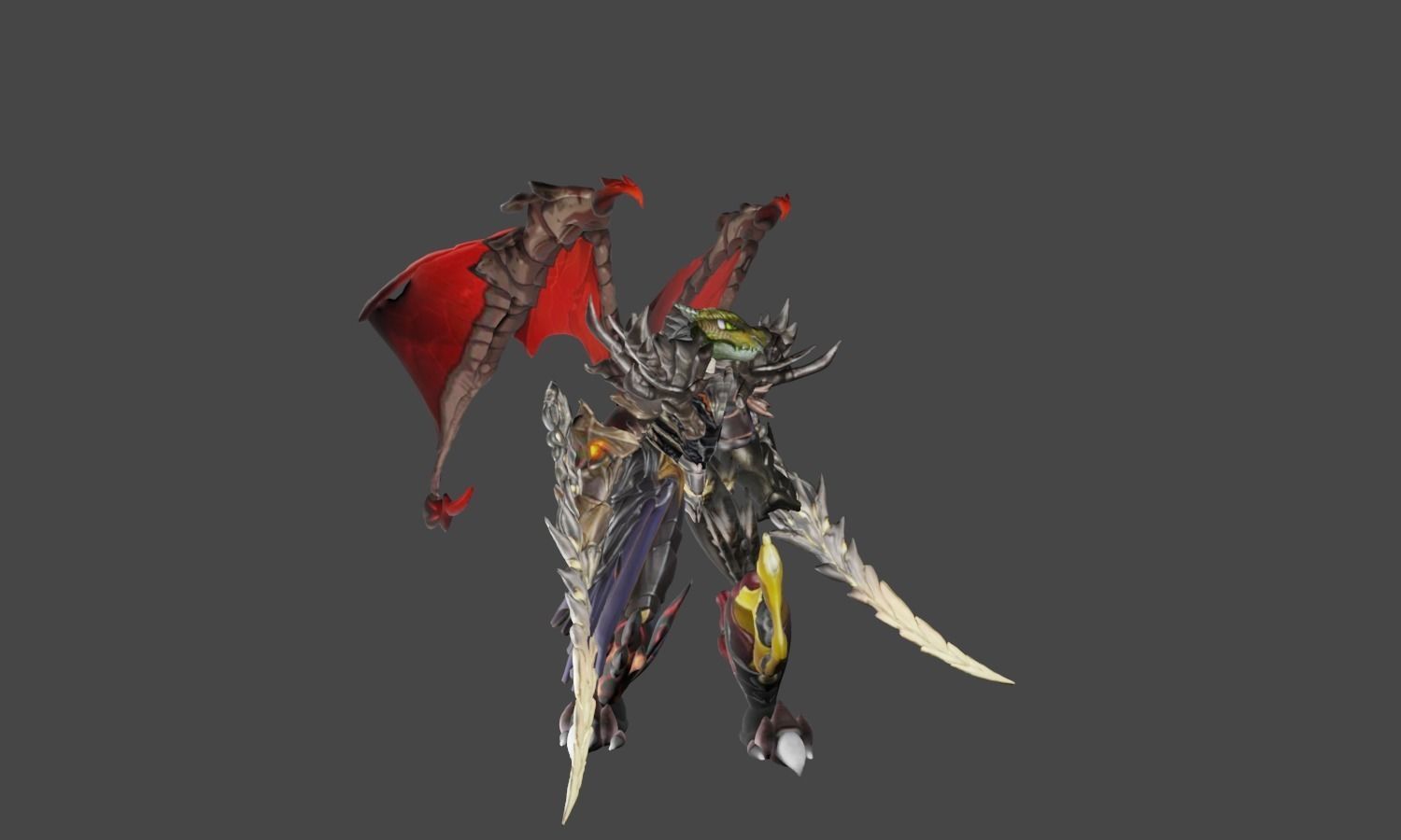 Zeloeman L 5 demon Low-poly 3D model_19