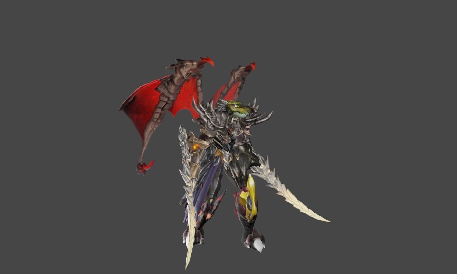 Zeloeman L 5 demon Low-poly 3D model_20