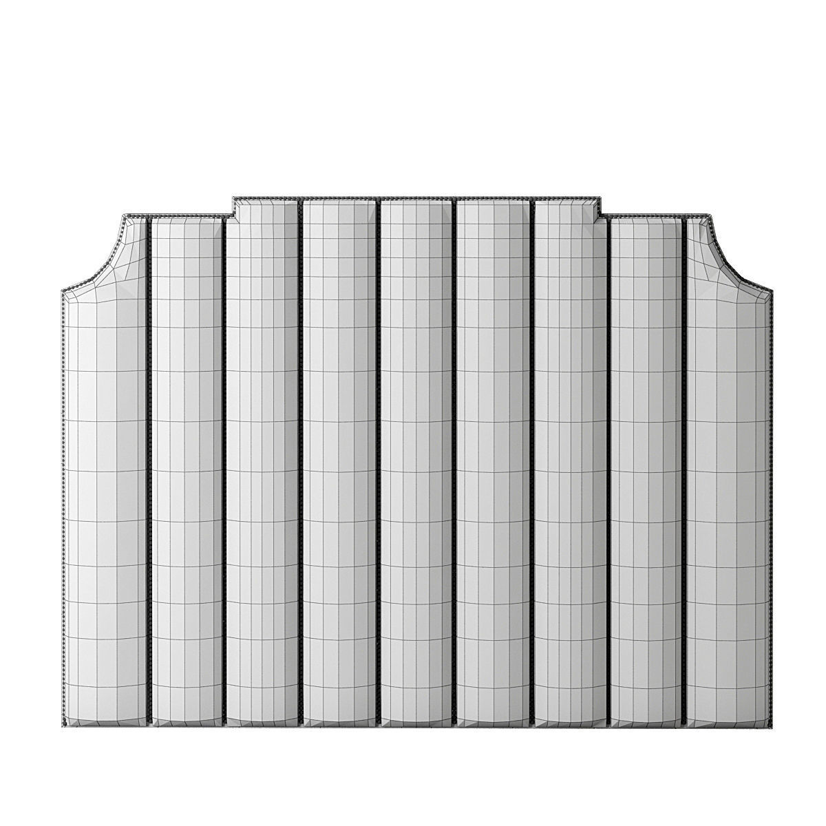 Headboard 5 two upholstered headboards 3D model_5