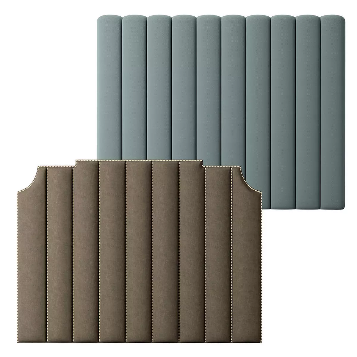 Headboard 5 two upholstered headboards 3D model_0