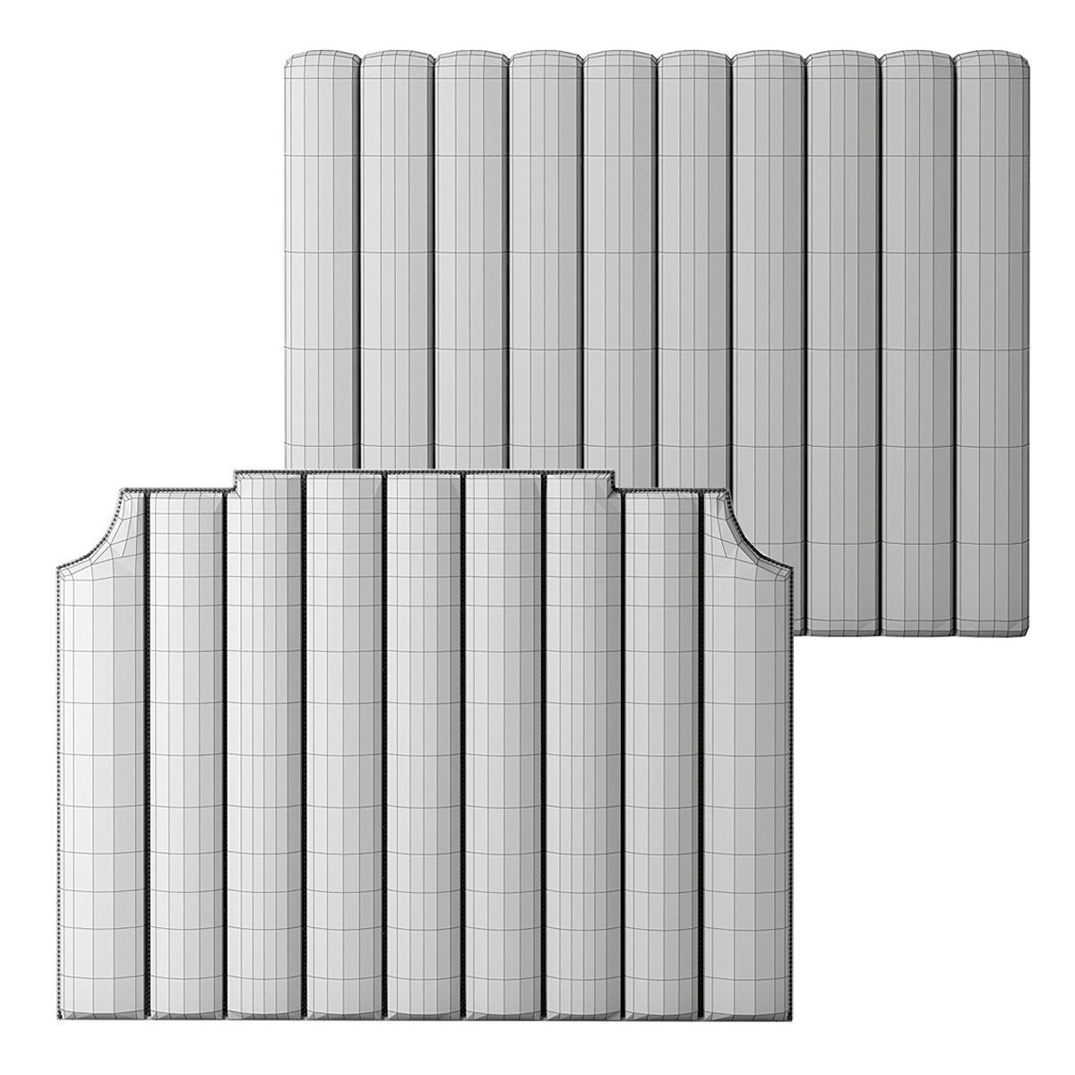 Headboard 5 two upholstered headboards 3D model_4