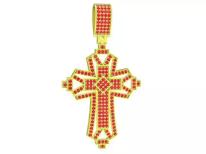 luxury diamond cross pendant 3943