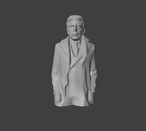 Leonard Cohen 3D print model