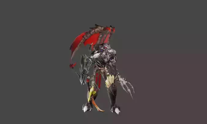 Zeloeman L 2 demon with wings