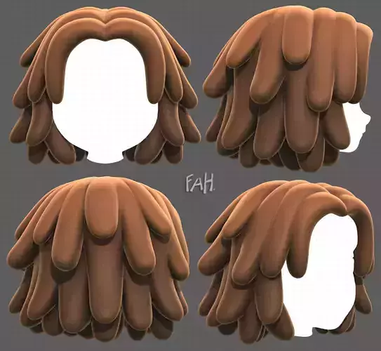 Base Hair for girl V38