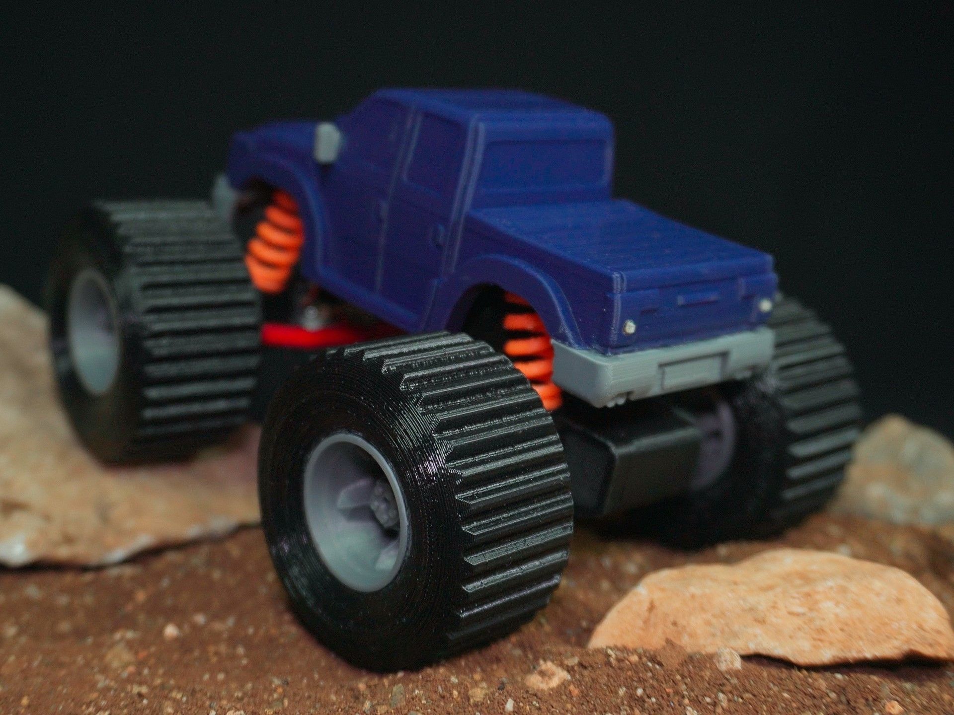 RC Monster Truck 1-32 Scale  3D print model_4