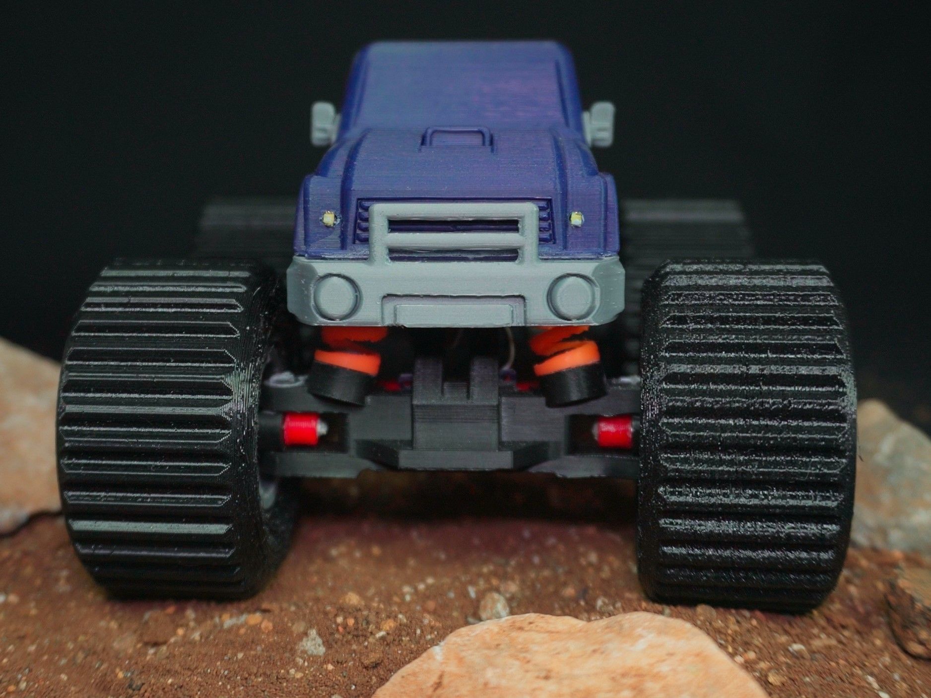 RC Monster Truck 1-32 Scale  3D print model_3