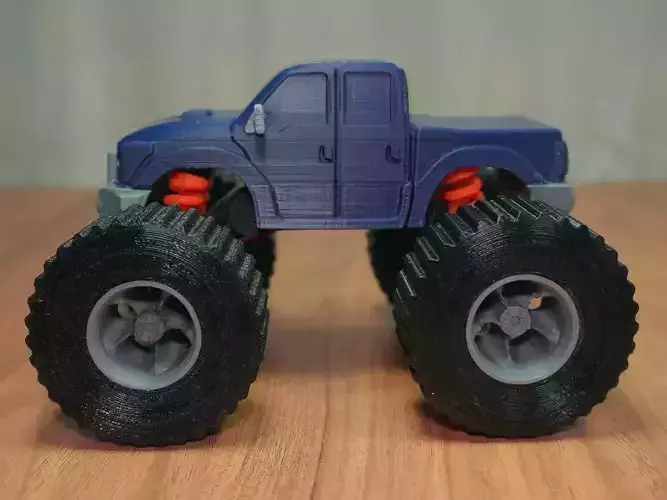 RC Monster Truck 1-32 Scale  3D print model
