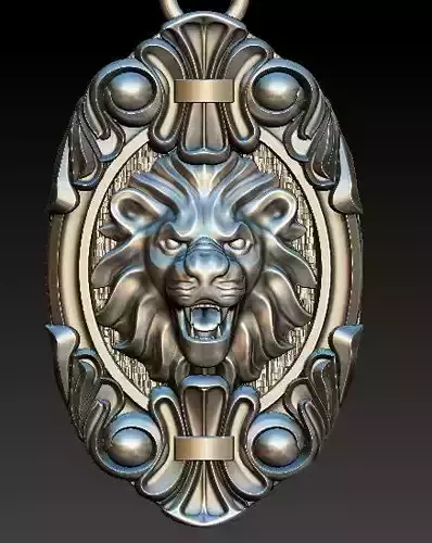 lion pendant