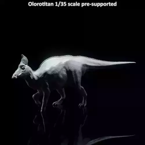 Olorotitan 1-35 scale pre-supported dinosaur