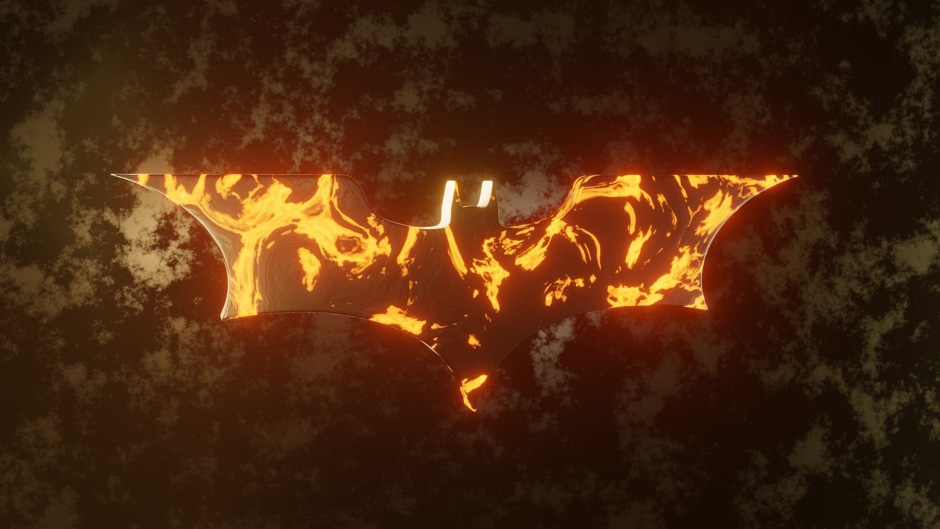 Batman Symbol 3D 3D model_1