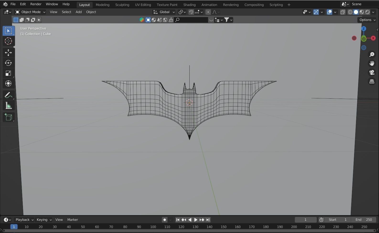 Batman Symbol 3D 3D model_5