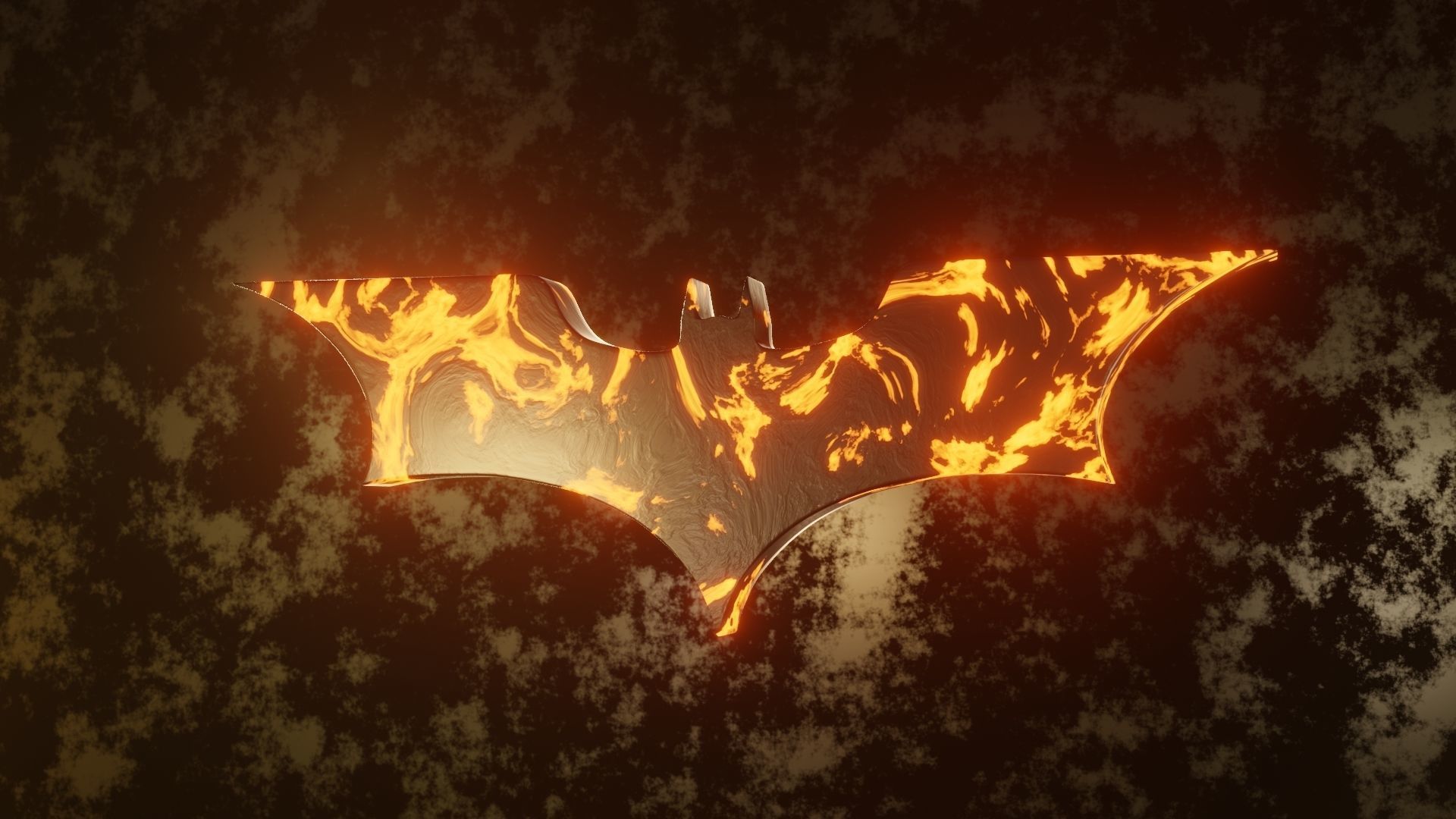 Batman Symbol 3D 3D model_2