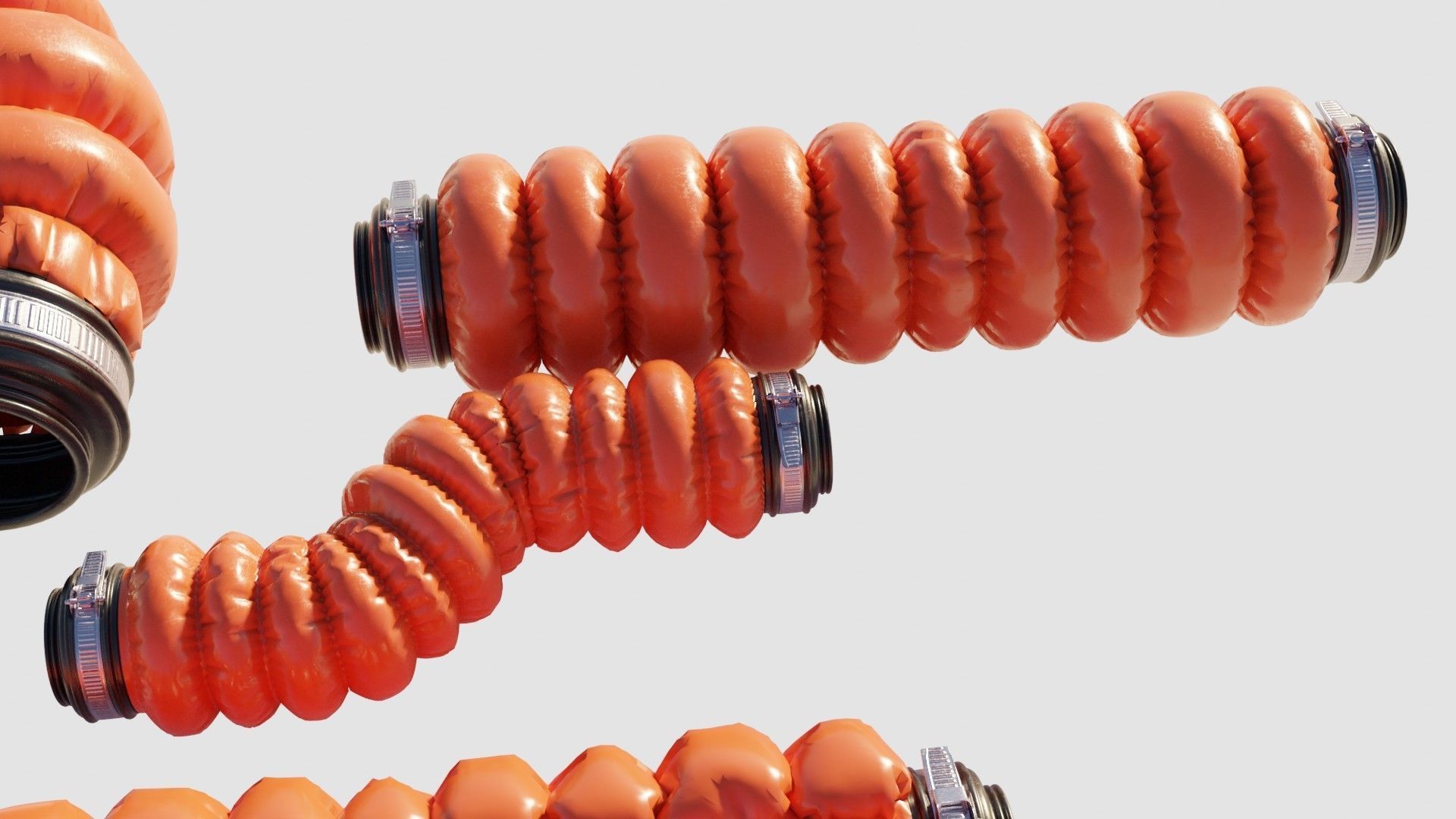 well made 3d cables and wires Low-poly 3D model_8